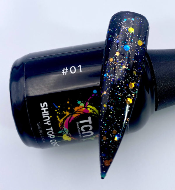 Top Coat TCN | Shiny 01 - 15ml - Imagen 4