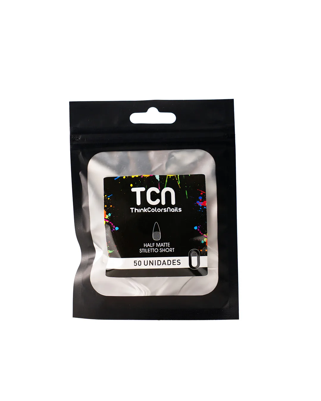Reposición Tip Fast Gel - Stilleto Short | 50pcs - Imagen 3