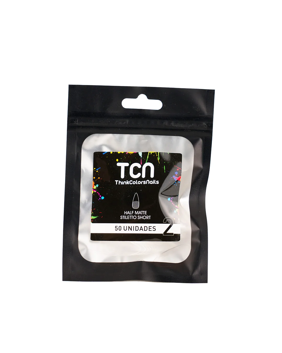 Reposición Tip Fast Gel - Stilleto Short | 50pcs - Imagen 5