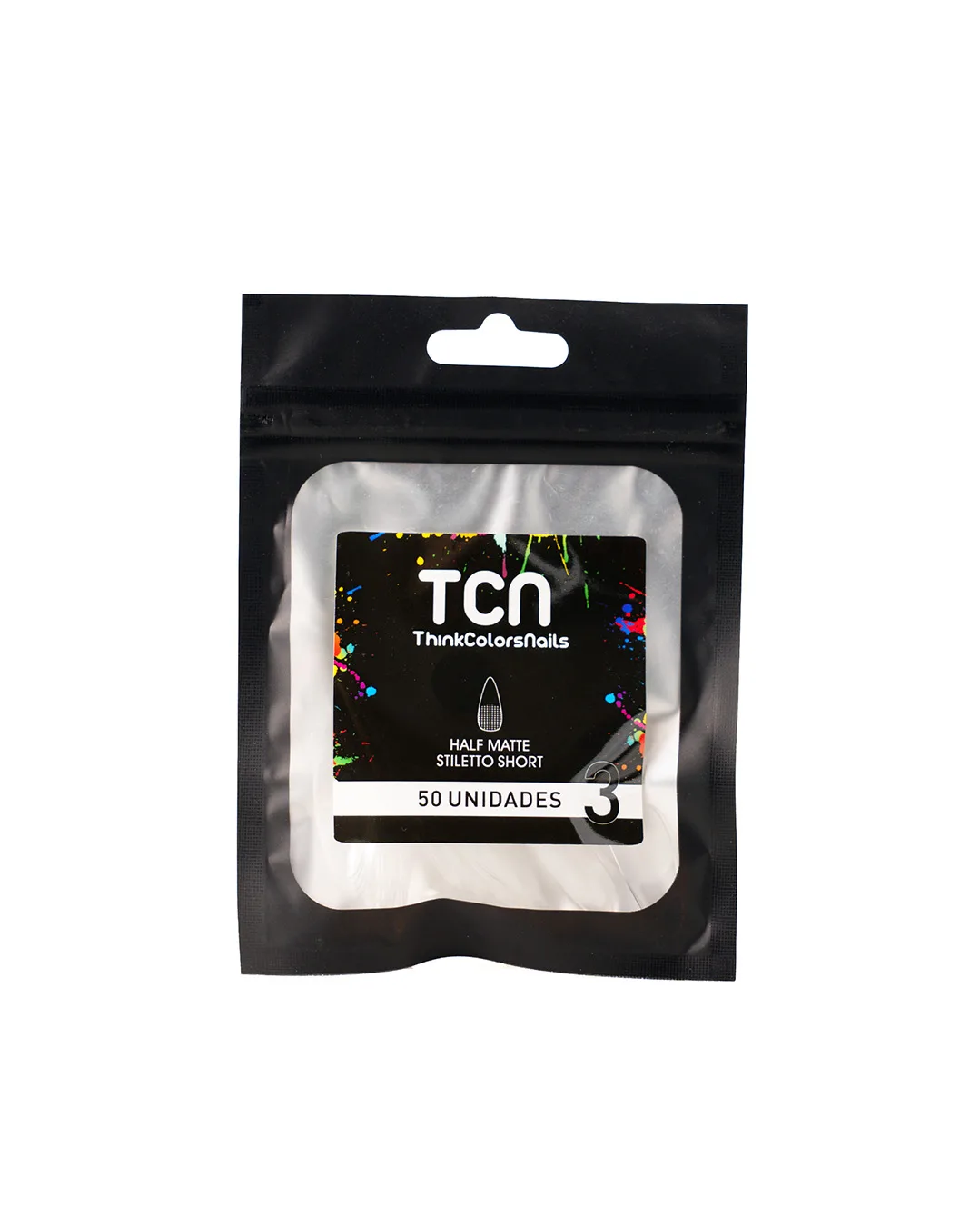 Reposición Tip Fast Gel - Stilleto Short | 50pcs - Imagen 6