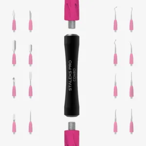 Mango negro del empujador Combo UNIQ 10b para partes intercambiables